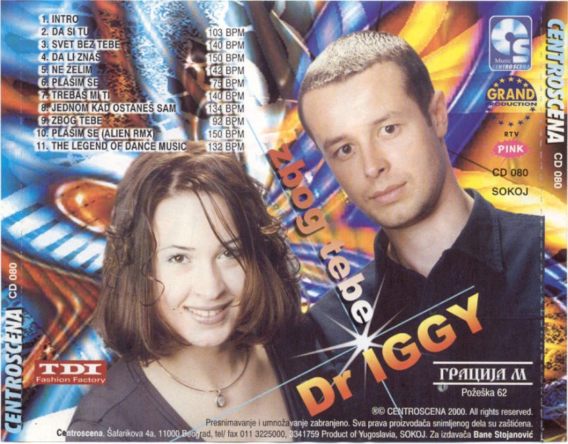9341-Dr Iggy - Zbog tebe -  zadnja.jpg, 197 KB